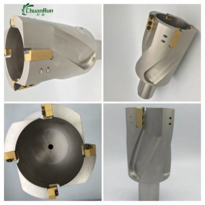 Chuanrun CNC High Speed ​​Carbide WC Core U-Boor WCMT Insert Machine Drill voor Indexeerbaar Tool Insert